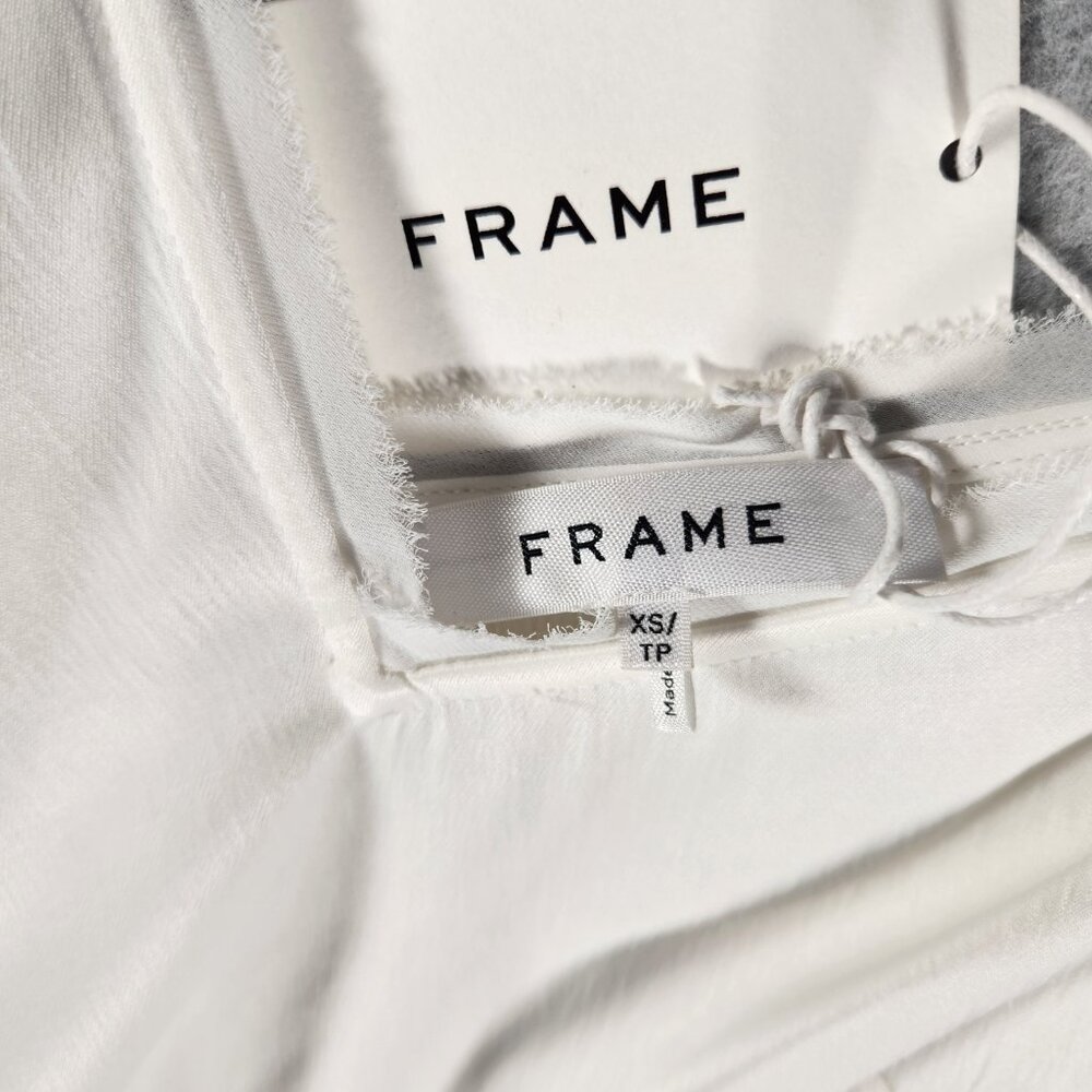 NWT Frame Satin Off-White Camisole Women's Size XS - Picture 7 of 12